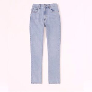 A&F Curve Love Ultra High Rise 90s Slim Straight Jean